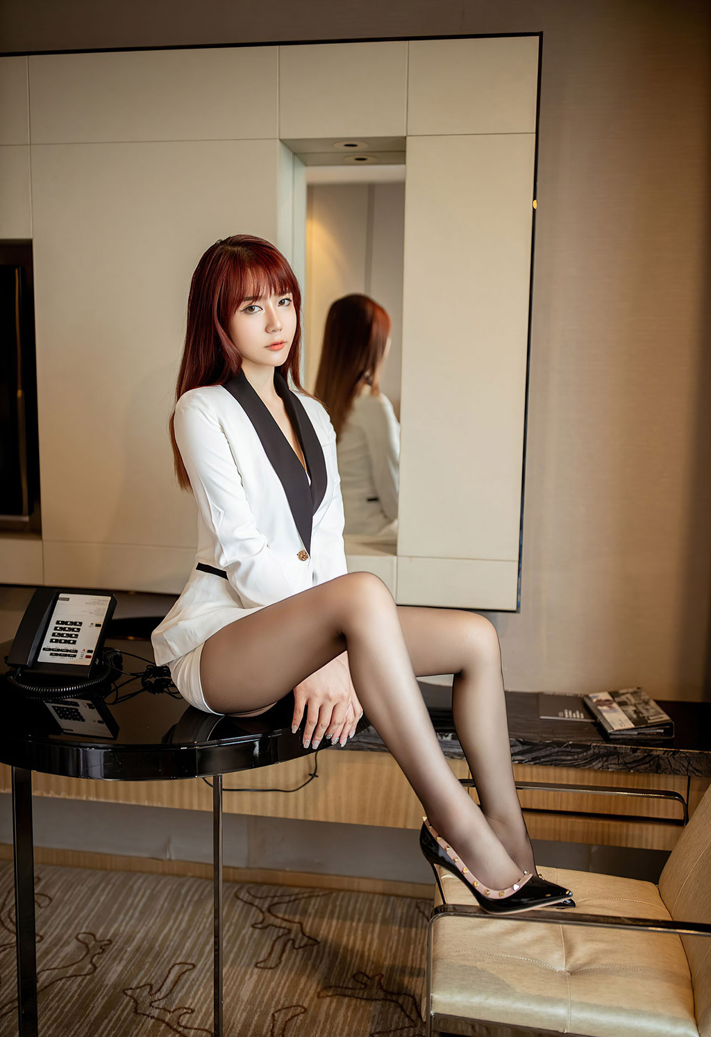 fairy如歌飒爽职场制服苗条曼妙身姿婀娜动人
