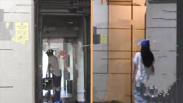 当街扑倒！李汶翰易易紫恋情再升级 握住易易紫脖子将其搂在怀里