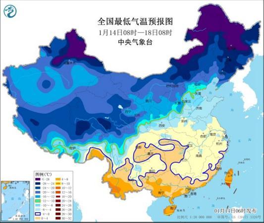 又来一波！寒潮蓝色预警!多地降温超10℃