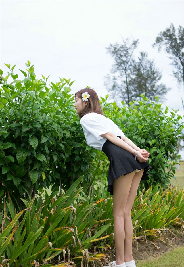夏日小清新清纯美女杨晨晨sugar户外校服高清性感迷人写真