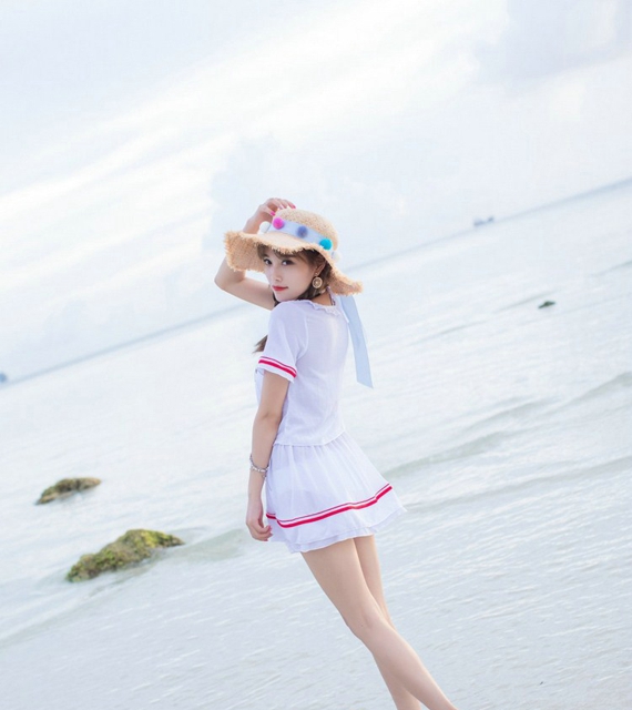 清纯美女杨晨晨sugar海边性感写真