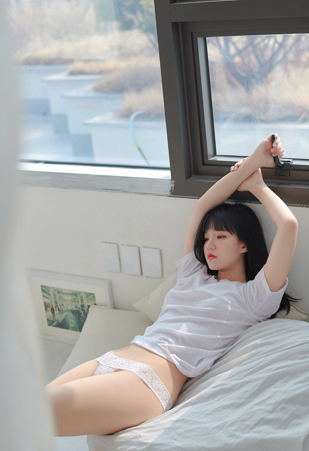 Jenny居家性感背心软糯可人