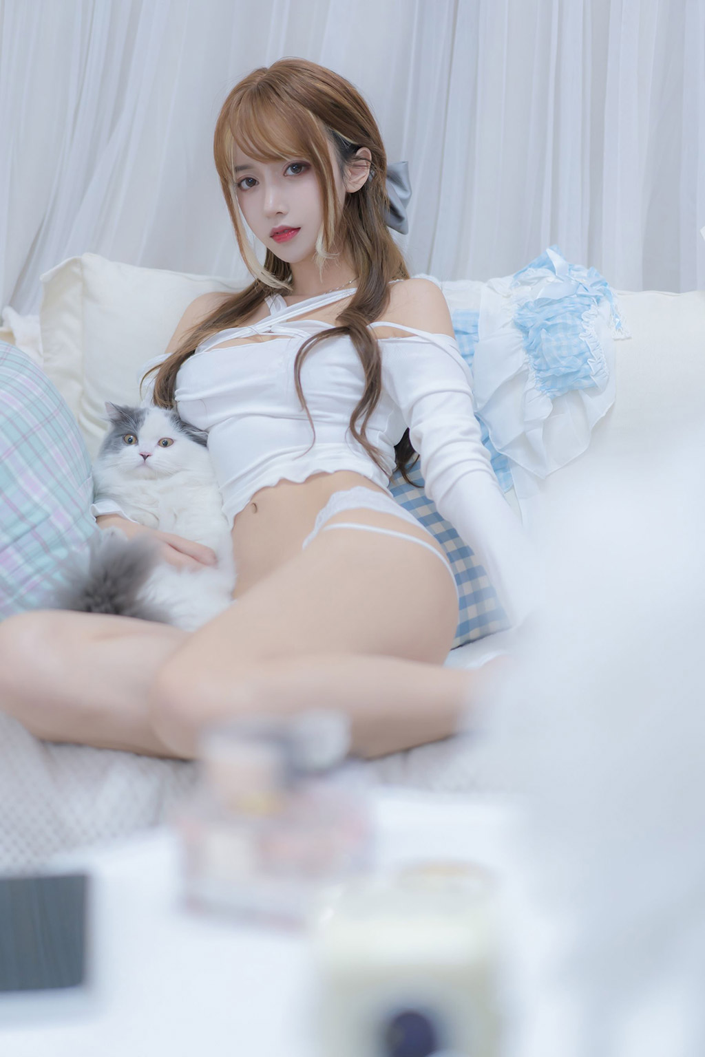 斗鱼米线线sama一只性福的猫猫